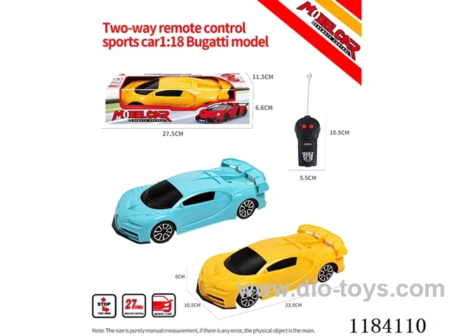 1:18 2ch rc Bugatti sports car model regular model