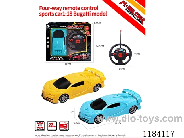 1:18 4ch rc Bugatti sports car model regular model