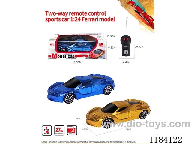 1:22 4ch rc Ferrari model electroplated