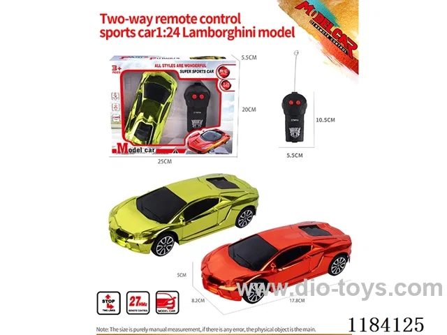 1:22 4ch rc Lamborghini sports car model electroplated