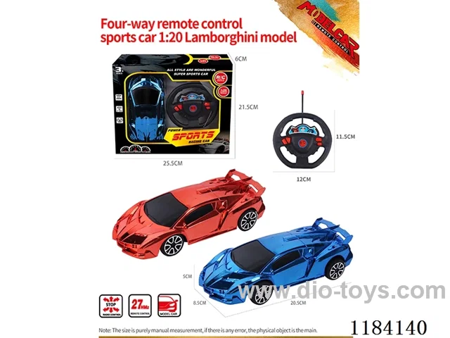 1:20 4ch rc Lamborghini sports car model electroplated
