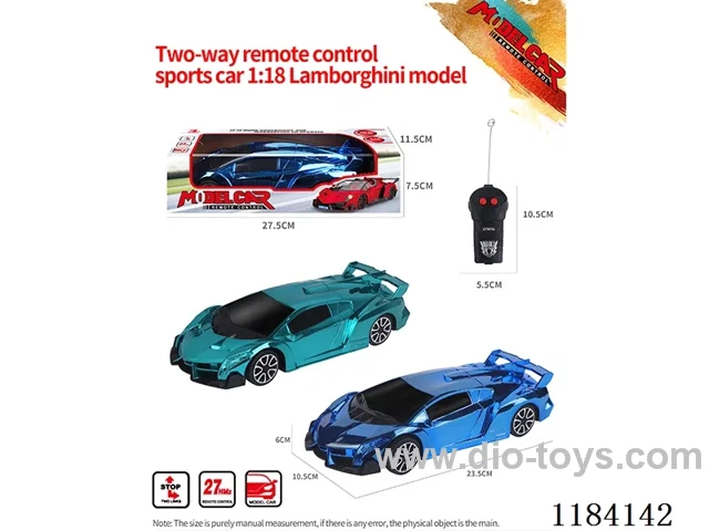 1:18 2ch rc Lamborghini sports car model electroplated
