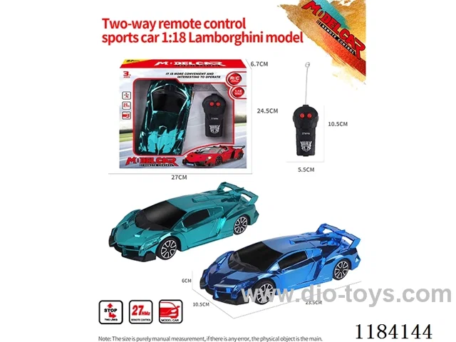 1:18 2ch rc Lamborghini sports car model electroplated