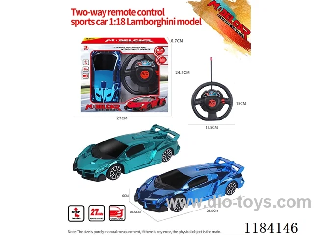 1:18 2ch rc Lamborghini sports car model electroplated