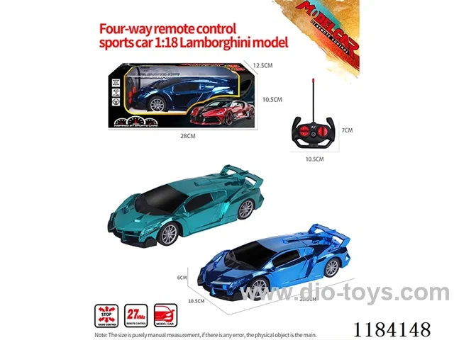 1:18 4ch rc Lamborghini sports car model electroplated