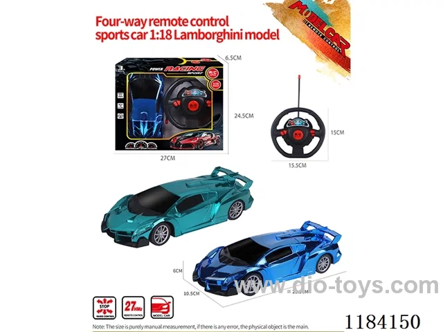 1:18 4ch rc Lamborghini sports car model electroplated