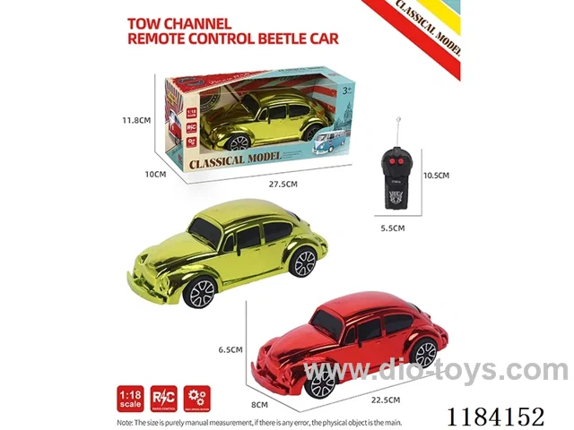 2ch rc Beetle model electroplated