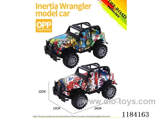 High bottom Inertia Wrangler off-road model graffiti