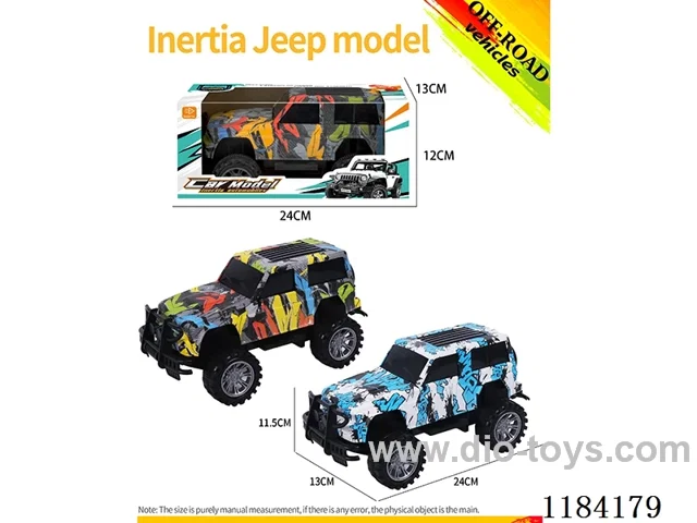 High bottom inertial Jeep off-road model graffiti