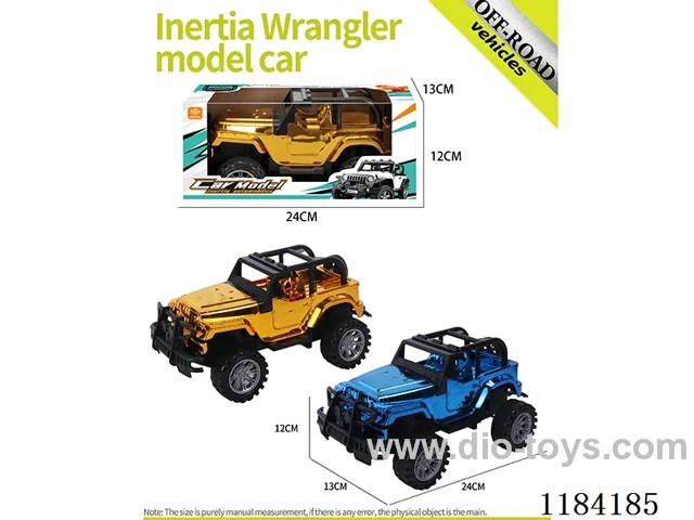 High bottom inertia Wrangler off-road model electroplated