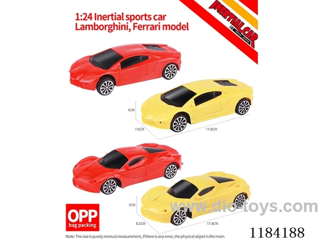 1:24 Inertia Ferrari and Lamborghini sports car models regular models