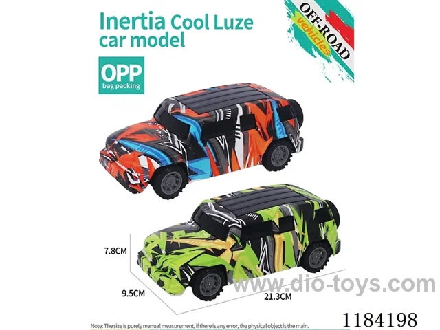 Flat inertia cool Luze off-road model graffiti