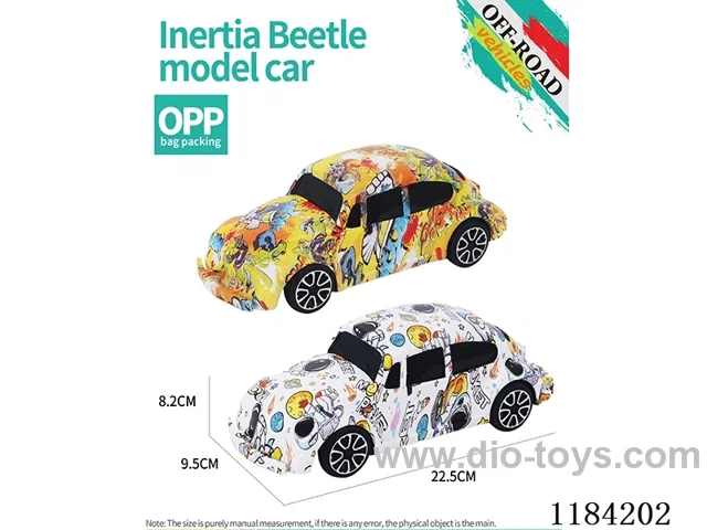 Flat bottom inertia Beetle model graffiti