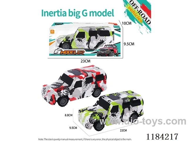 Flat bottom inertia big G off-road model graffiti
