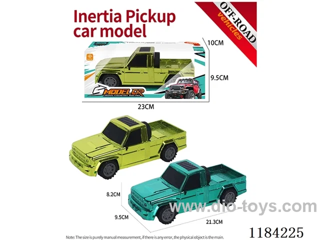 Flat bottom inertia pickup off-road model electroplating