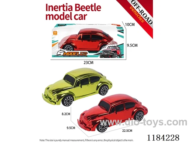 Flat bottom inertia Beetle model electroplated