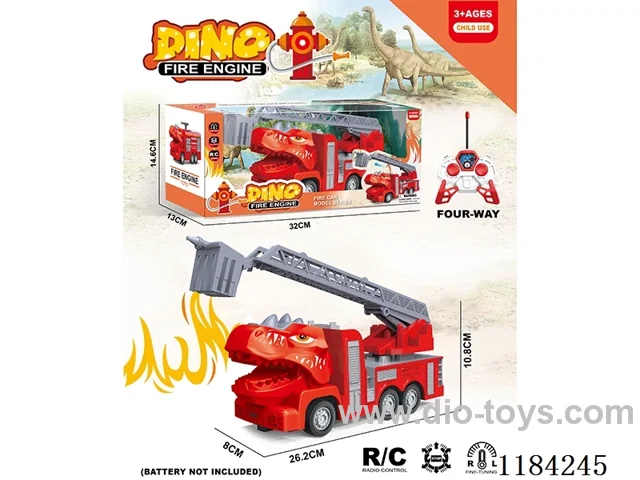 Dinosaur 4ch rc 1:30 fire ladder truck