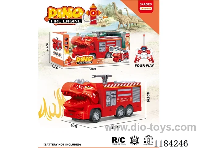 Dinosaur 4ch rc 1:30 Fire sprinkler truck