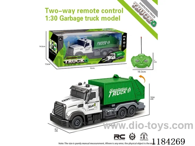 2ch rc 1:24 Sanitation waste compression truck
