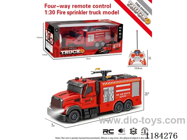 4ch rc 1:24 Fire sprinkler truck