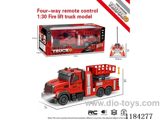 4ch rc 1:24 Fire lift truck