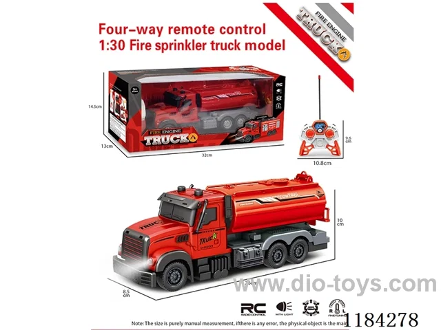 4ch rc 1:24 Fire storage truck