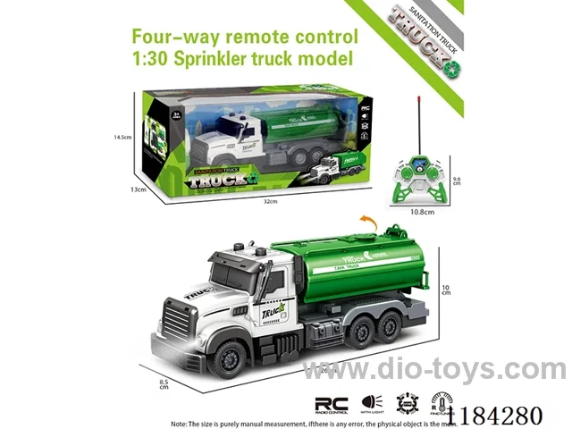 4ch rc 1:24 Sanitation storage sprinkler