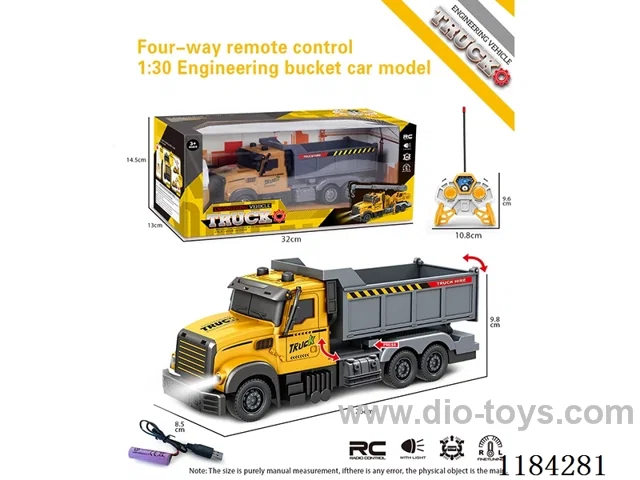 4ch rc 1:24 Engineering dump truck included lithium batteries