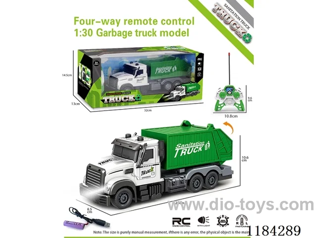 4ch rc 1:24 Sanitation waste compression carrier included lithium batteries