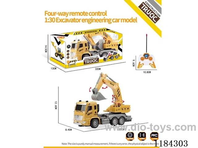 4ch rc 1:30 Engineering excavation excavation hook locomotive