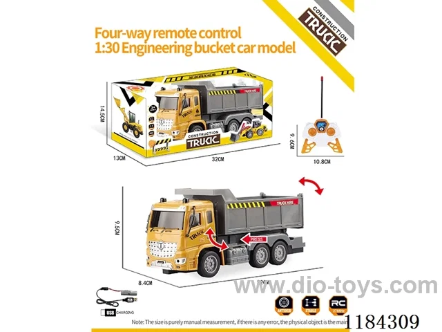 4ch rc 1:30 Engineering dump truck included lithium batteries
