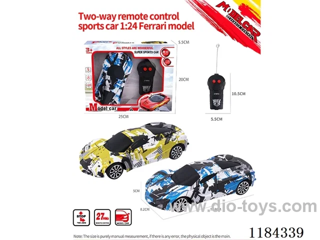 1:22 4ch rc Ferrari car model graffiti