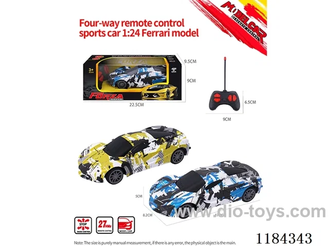 1:24 4ch rc Ferrari car model graffiti model