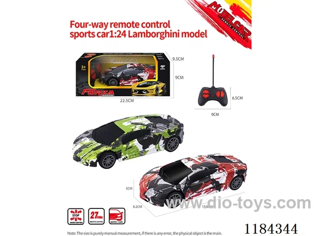 1:24 4ch rc Lamborghini sports car model graffiti model