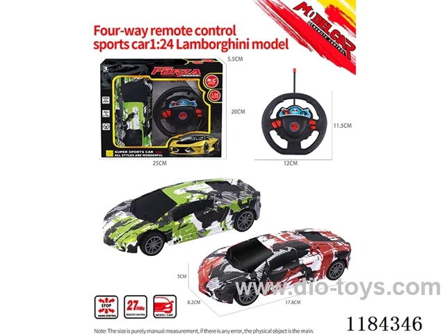 1:24 4ch rc Lamborghini sports car model graffiti model
