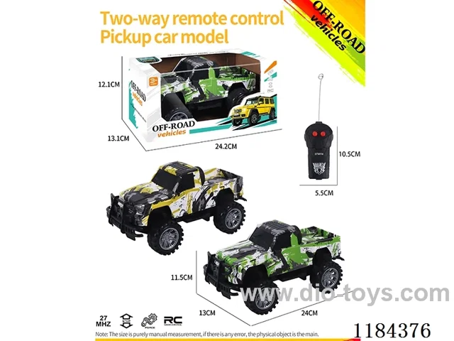 2ch rc high-bottom pickup off-road model graffiti