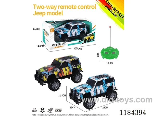 2ch rc High bottom Jeep model graffiti