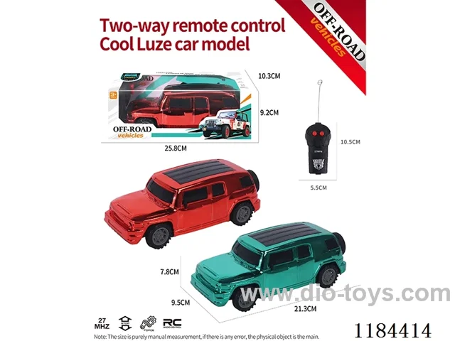 2ch rc flat bottom cool Luze off-road model electroplating