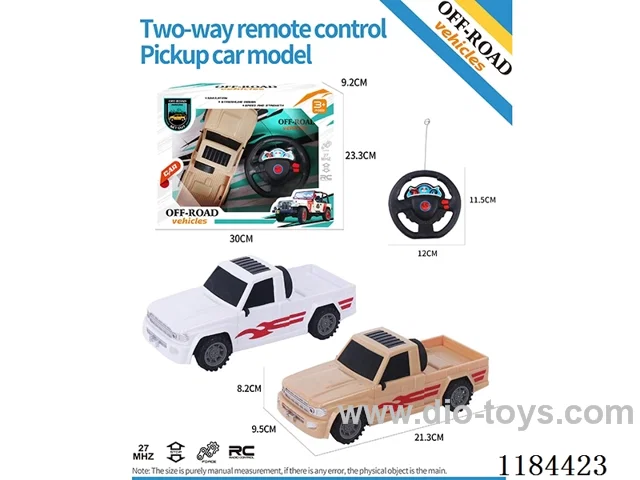 2ch rc flat-bottomed pickup off-road model regular
