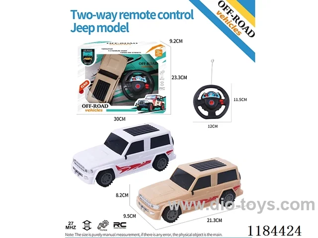 2ch rc flat-bottomed Jeep model regular
