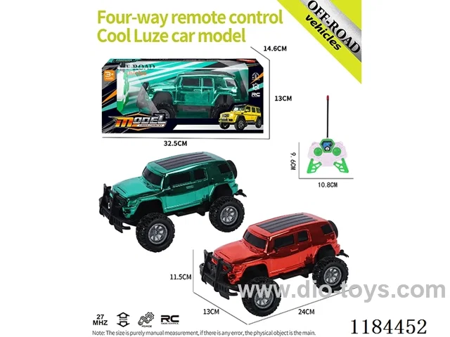 4ch rc high bottom cool Luze off-road model electroplating