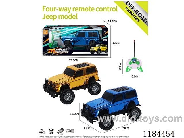 4ch rc High bottom Jeep model electroplated