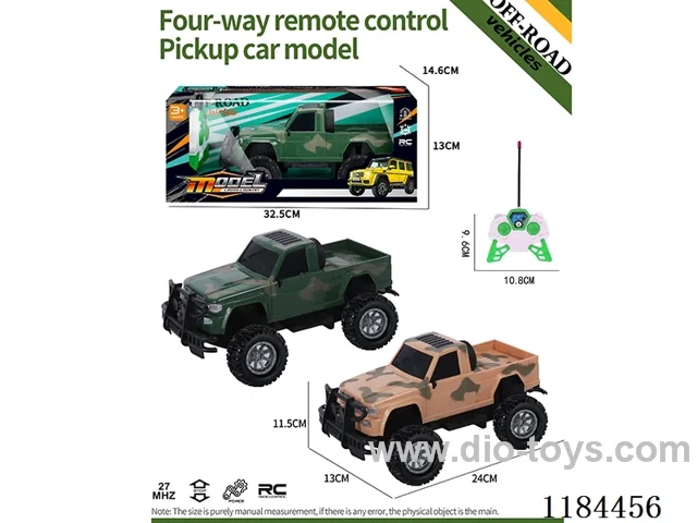 4ch rc high-bottom pickup off-road model military