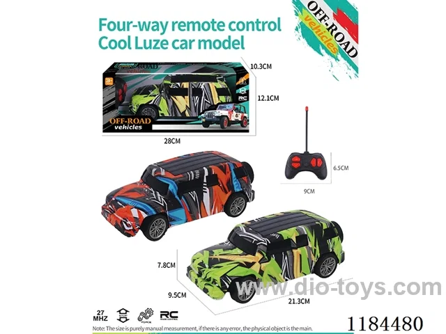 4ch rc flat bottom cool Luze off-road model graffiti