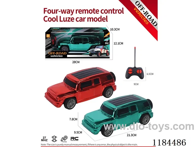 4ch rc flat bottom cool Luze off-road model electroplating