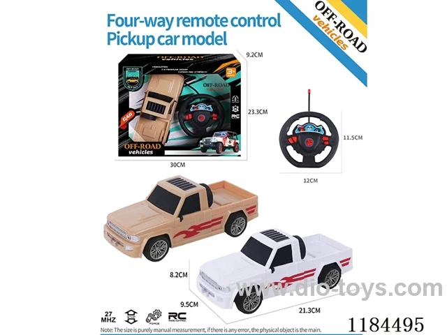 4ch rc flat-bottomed pickup off-road model regular