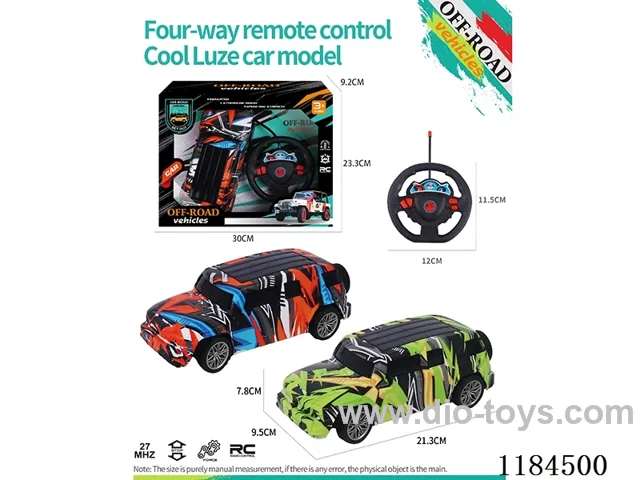 4ch rc flat bottom cool Luze off-road model graffiti