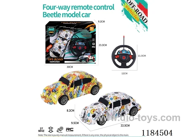 4ch rc flat-bottomed Beetle model graffiti