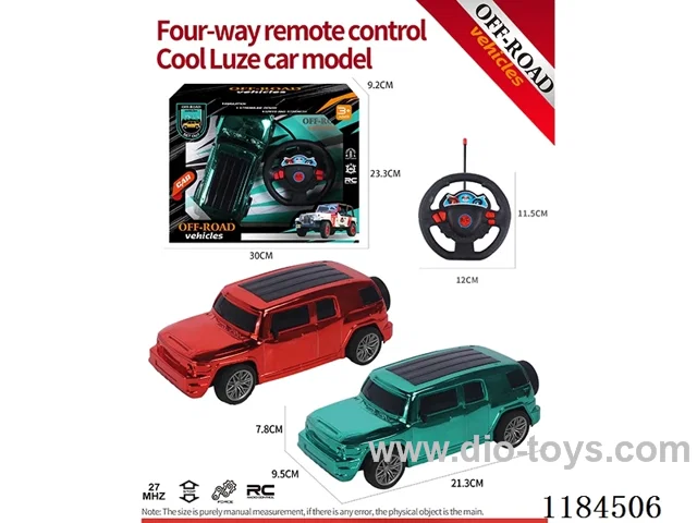 4ch rc flat bottom cool Luze off-road model electroplating