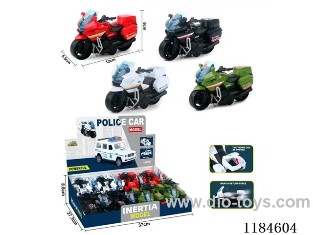 Inertia Police Motorcycle 16PCS